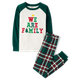 Kids Matching Family We Are Family Snug Fit Cotton Pajamas