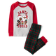 Kids Matching Family Santa Squad Snug Fit Cotton Pajamas