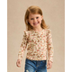 Girls Floral Pointelle Flutter Top - Highland Hills