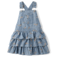 Girls Floral Chambray Skirtall - Highland Hills