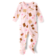 Baby And Toddler Girls S'mores Snug Fit Cotton Footed One Piece Pajamas