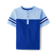 Boys Colorblock Henley Top - Little Essentials