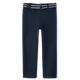 Boys Wrinkle Resistant Belted Chino Pants - Uniform