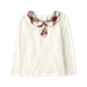 Girls Plaid Collar Top - Holiday Express