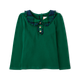 Girls Plaid Collar Top - Holiday Express