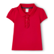 Girls Stain-Resistant Ruffle Polo - Uniform