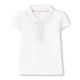 Girls Stain-Resistant Ruffle Polo - Uniform