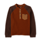 Boys Colorblock Thermal Henley Top - Little Essentials
