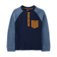 Boys Colorblock Thermal Henley Top - Little Essentials