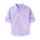 Kids Linen-Blend Button Up Shirt