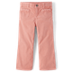 Girls Braided Patch Pocket Corduroy Wide Leg Pants - Highland Hills